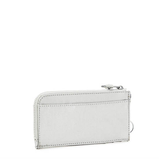 Portefeuilles Kipling Dafni Metallic Wallet Argent | FR 1041VR
